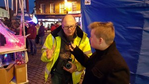 Ellis talks to John Nurden from The Sheerness Town Team