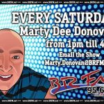 Marty on Saturday from 1pm till 4pm