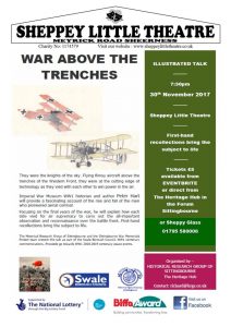 War above the Trenches - WWI talk Public Sheppey Little Theatre 