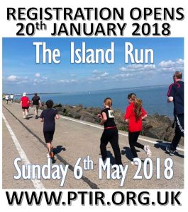 SAVE THE DATE!!!! Sunday 6th May 2018 for The Island Run