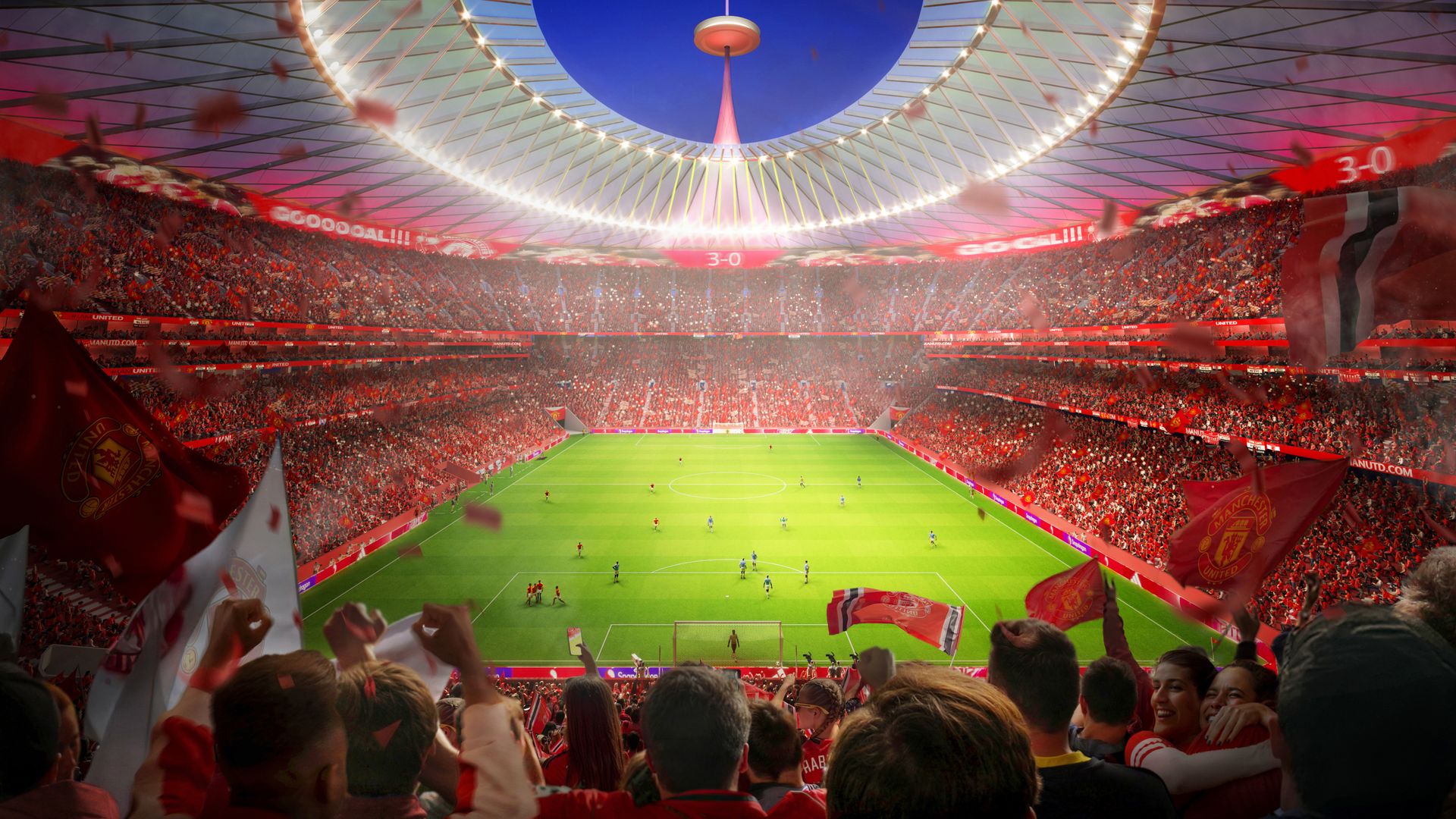 Man Utd unveil plans to build UK’s largest stadium