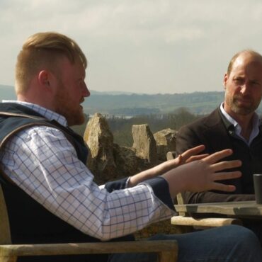 Prince William meets Clarkson’s Farm star to discuss challenges the industry is facing