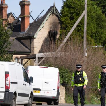 Man arrested on suspicion of murder after three die in house fire