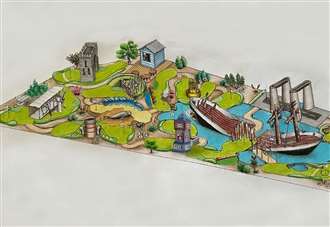 Construction of seaside adventure golf course begins