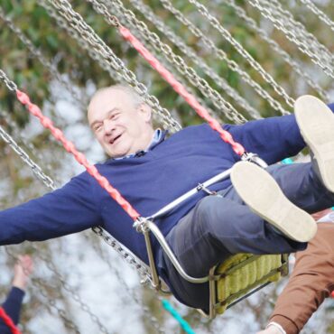 Sausage brandisher, rollercoaster rider…. vote winner?