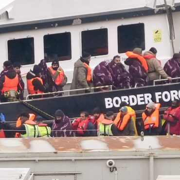 Small boat crossings pass 10,000 at earliest point in year since records began, Sky News understands