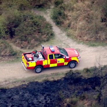 ‘Large wildfire’ in Scotland – after multiple blazes across UK this week