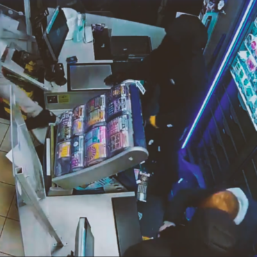 CCTV shows moment shoplifters tackled in police sting