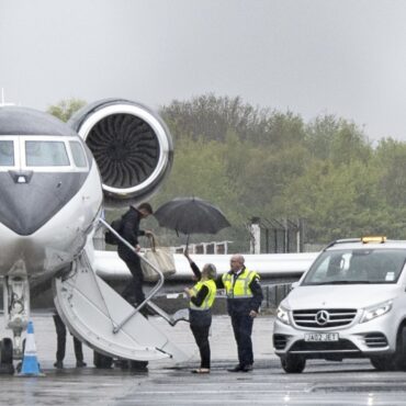 Rory McIlroy arrives back in Belfast after Masters victory