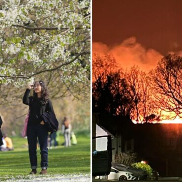 ‘Avoid BBQs in parks,’ people warned – amid ‘severe’ wildfire rating