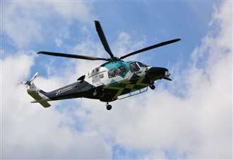 Person flown to hospital after air ambulance lands in children’s park
