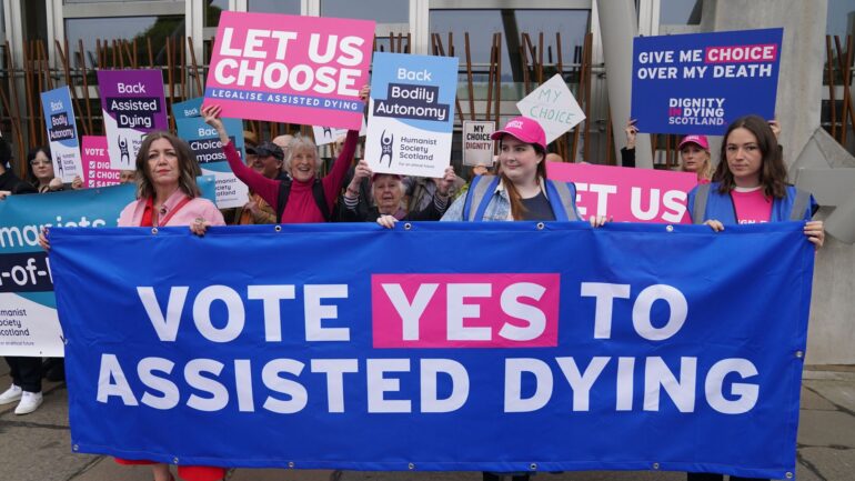 Plans to legalise assisted dying in Scotland pass first stage