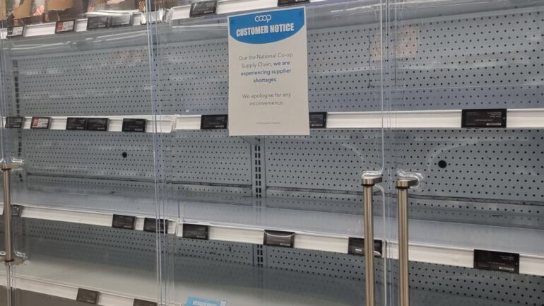 Co-op updates on recovery after cyber attack forced empty shelves