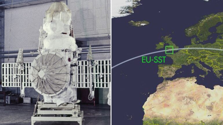 Half-tonne piece of Soviet rocket may have crashed through atmosphere over south of England