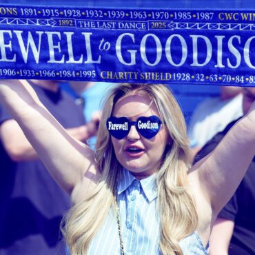 Fans in tears as Everton bid farewell to Goodison Park in final men’s game