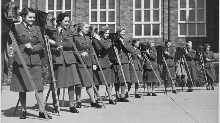 Rare photos showing how wartime films were made released in honour of VE Day