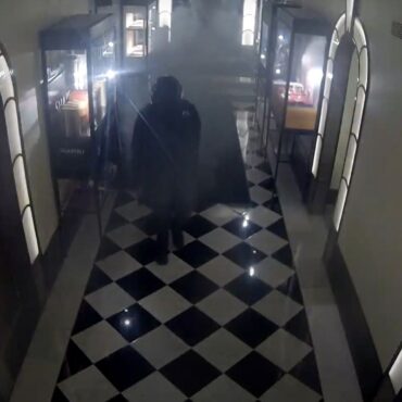 Sledgehammer-wielding burglar used smoke grenades in attempted jewellery heist at Claridge’s