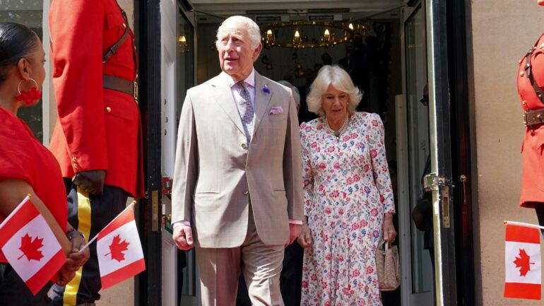 ‘Momentous occasion’ as King heads for Canada
