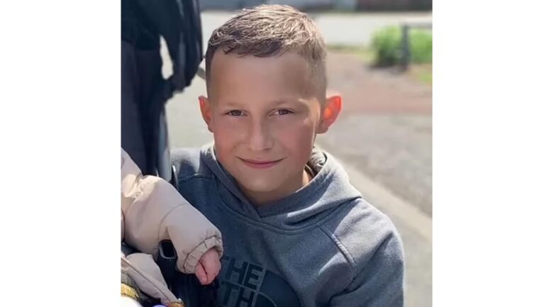 Pictured: Boy killed in industrial estate fire – 14 children arrested