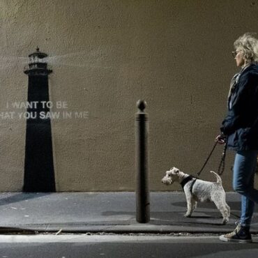 Banksy shares image of latest street art – as people speculate over its location