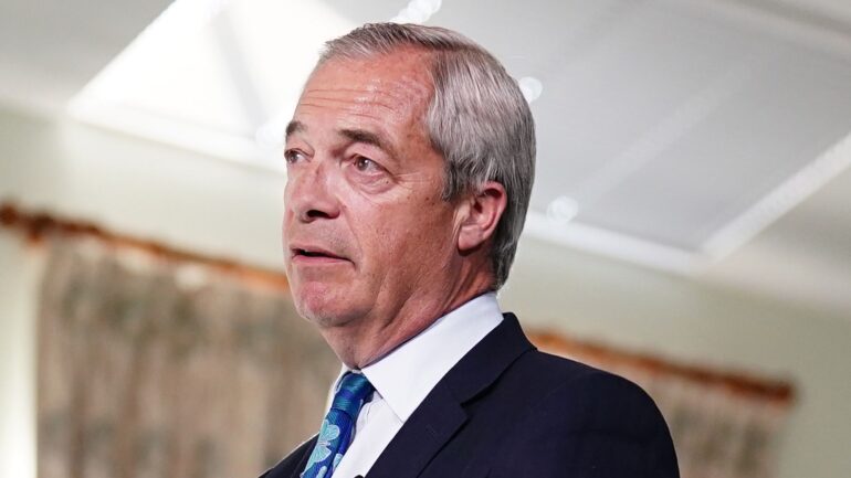 Farage says he would allow essential migration but numbers would be capped
