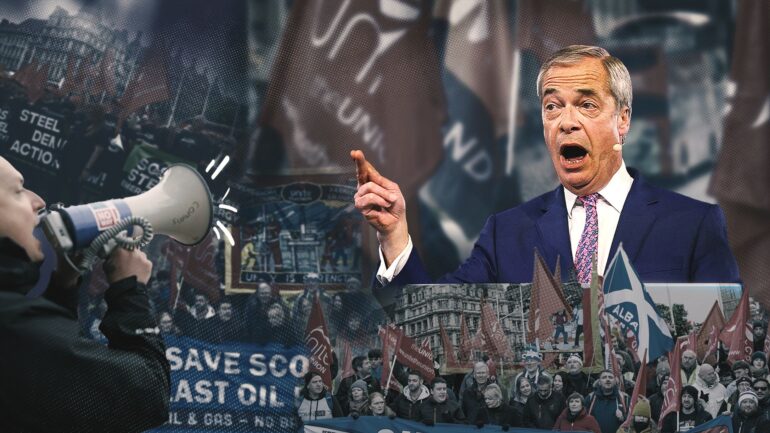How Nigel Farage is flirting with Labour’s most loyal voters