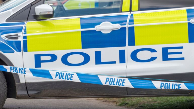 Double stabbing suspect in hospital after being shot by police