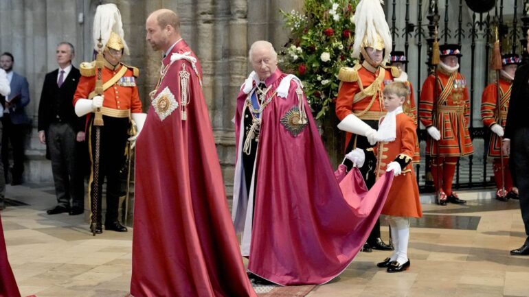 King Charles and Prince William share private moment at historical ceremony