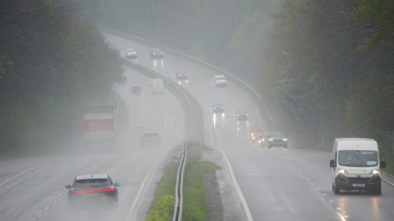 Thunderstorms forecast for large part of UK tomorrow