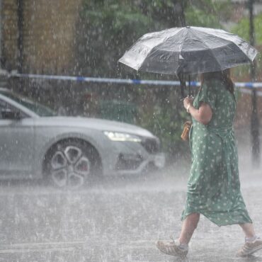 Rain ‘expected every day next week’ after unusually dry month