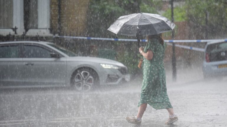 Rain ‘expected every day next week’ after unusually dry month