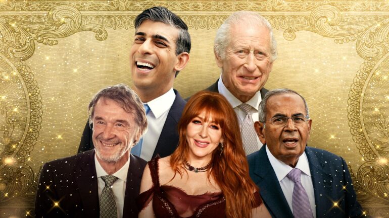Billionaires fall as King rises to match Sunak in Sunday Times Rich List