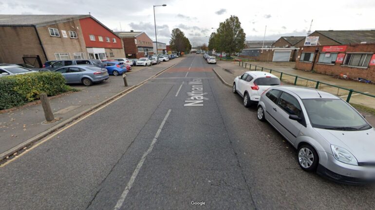 Manhunt after five people stabbed at event