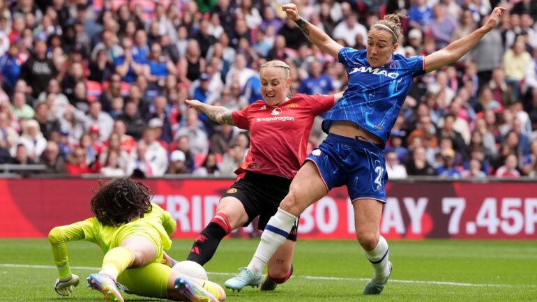 Chelsea take on Man Utd in Women’s FA Cup final | Latest updates