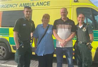 Ex-kickboxer thanks medics who ‘saved his life’ after mistaking heart attack for indigestion