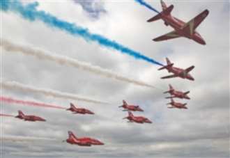 Red Arrows to jet across Kent this weekend