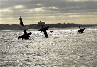 New no-fly zone put in place over bomb shipwreck