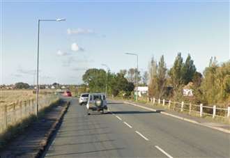 Biker taken to hospital after crash