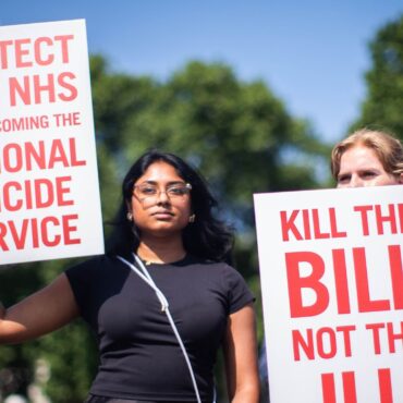 Palpable anger as both sides of assisted dying debate gather in Parliament Square