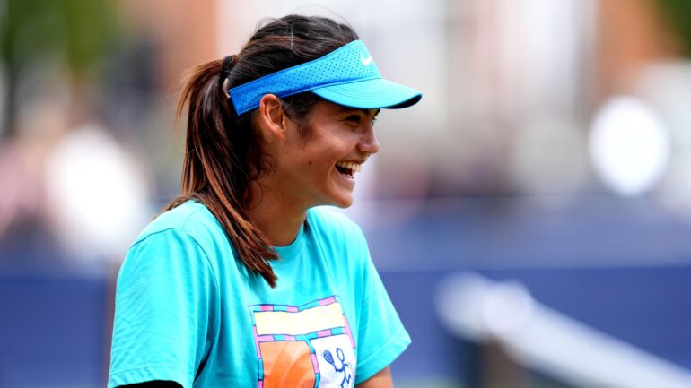 Raducanu says she’s not ‘playing for money’ – as women tennis stars return to Queen’s
