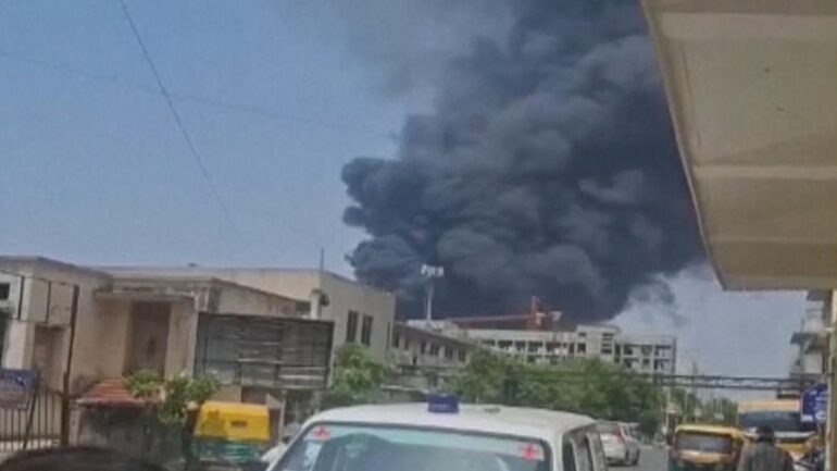 India to London plane crashes with at least 242 people on board