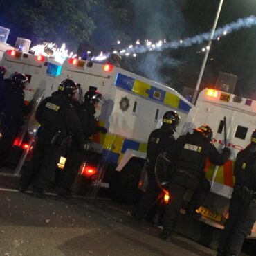 Petrol bombs thrown in fifth night of violence in Northern Ireland