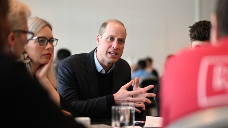 Tackling homelessness ‘complex and unpredictable’, says Prince William