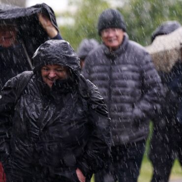 Heavy showers at weekend could match May’s total rainfall