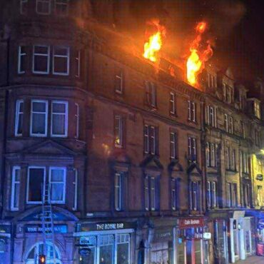 Man dies and girl in hospital after fire