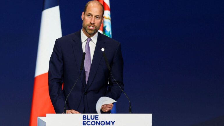 Prince William warns world’s oceans are ‘diminishing before our eyes’