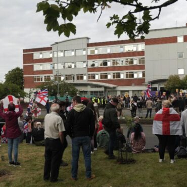 ‘Simmering’ division in town where hotel for asylum seekers is beacon for unrest