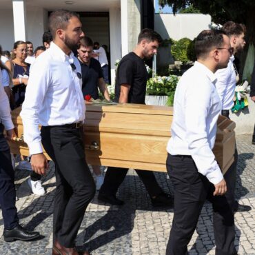 Diogo Jota and Andre Silva’s funeral in pictures