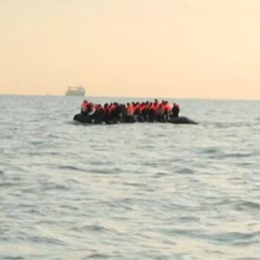 This flimsy vessel carrying migrants could reach British waters in a few hours’ time