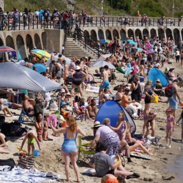 Scotland and Wales record their hottest days of the year as UK-wide heatwave peaks